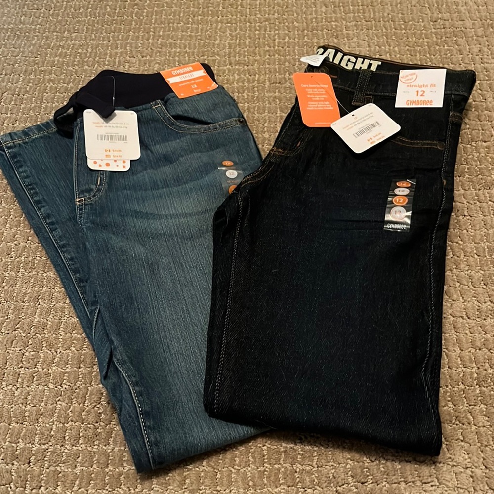 NWT Pair of Gymboree Jeans Size 12